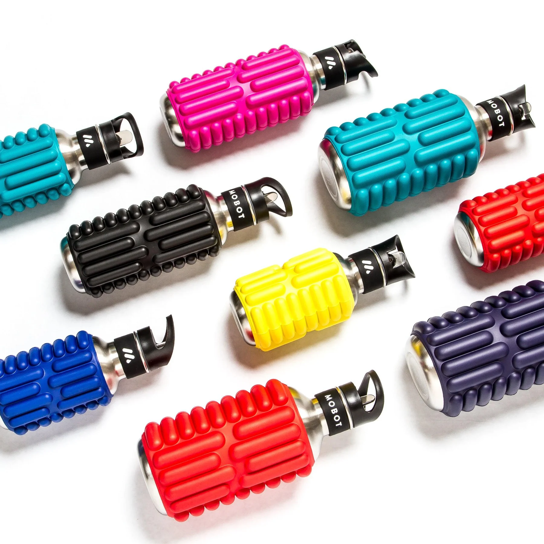 Colorful MOBOT textured massage rollers